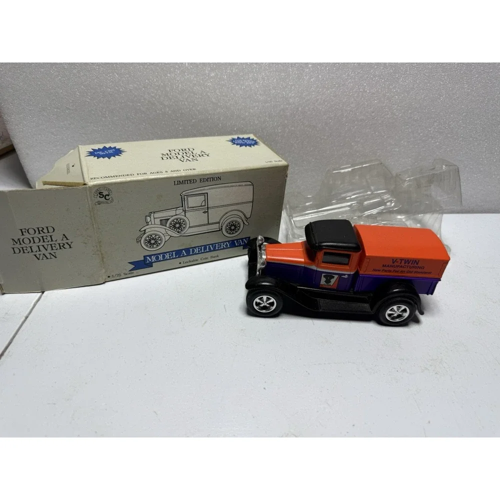 Liberty Classics Tedd Cycle V-Twin Mfg. Ford Model‎ A delivery truck coin bank